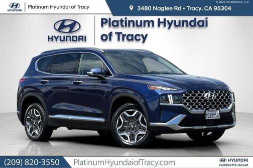 Blue 2023 Hyundai SANTA FE Limited