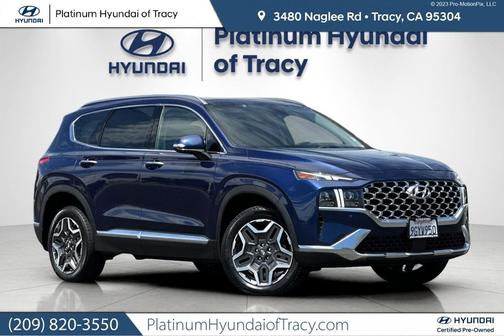 Blue 2023 Hyundai SANTA FE Limited