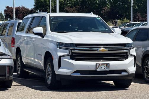 Summit White 2023 Chevrolet Suburban LT