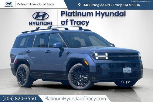 Atlantis Blue 2026 Hyundai SANTA FE HEV Calligraphy