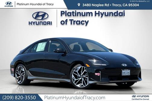 Black 2023 Hyundai IONIQ 6 Limited
