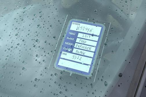 Shadow Black 2017 Ford Explorer Base