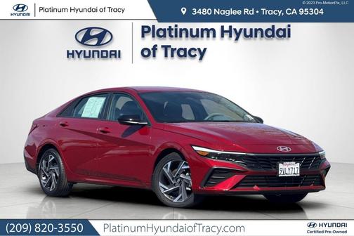 Red 2025 Hyundai ELANTRA SEL Sport