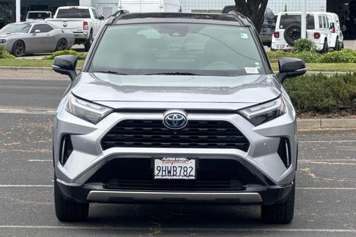 Silver Sky Metallic 2023 Toyota RAV4 Hybrid SE