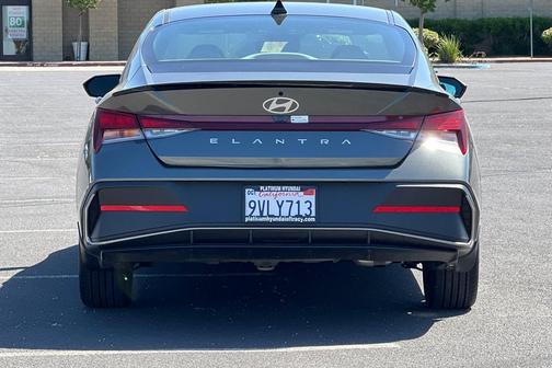 Amazon Gray 2025 Hyundai ELANTRA Sport