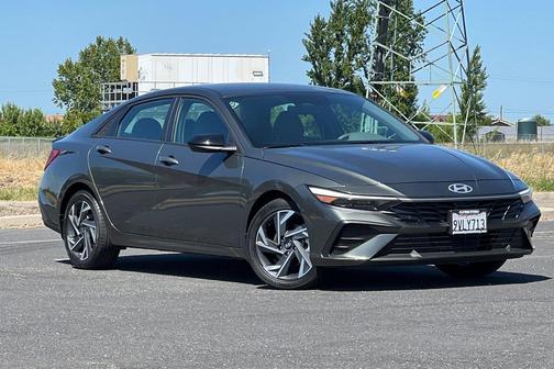 Amazon Gray 2025 Hyundai ELANTRA Sport