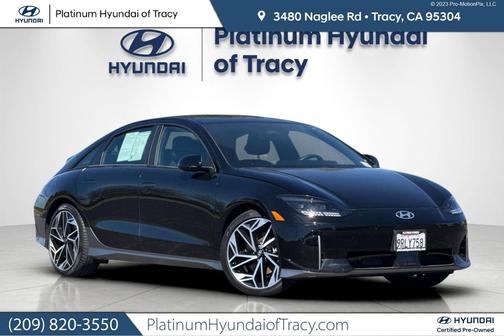 Black 2023 Hyundai IONIQ 6 SEL