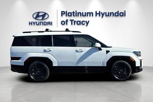 Serenity White 2026 Hyundai SANTA FE HEV Calligraphy