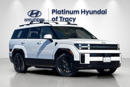Serenity White 2026 Hyundai SANTA FE HEV Calligraphy