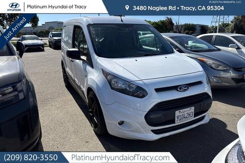 Frozen White 2014 Ford Transit Connect XLT