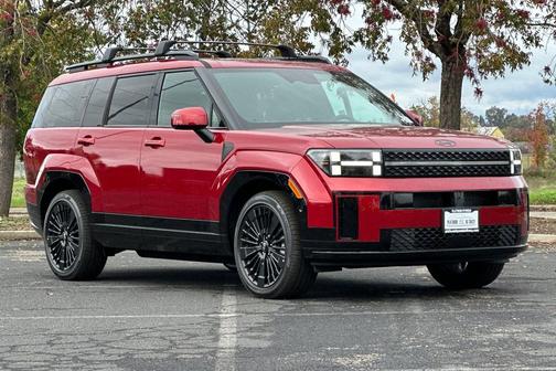 Ultimate Red 2026 Hyundai SANTA FE HEV Calligraphy