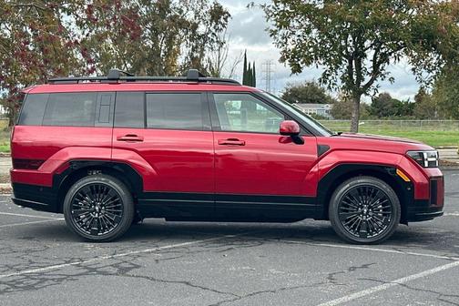 Ultimate Red 2026 Hyundai SANTA FE HEV Calligraphy