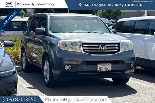 Polished Metal Metallic 2013 Honda Pilot EX-L