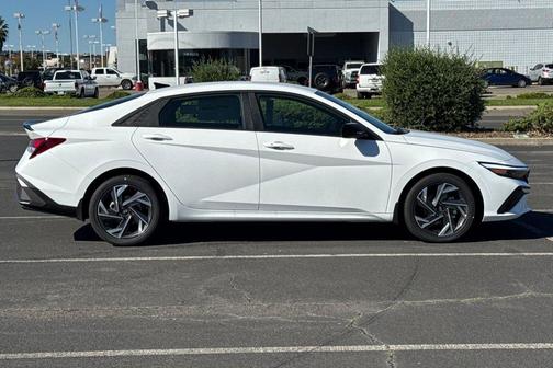 Serenity White 2025 Hyundai ELANTRA Sport