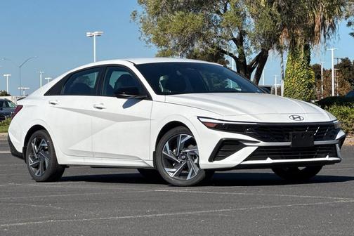 Serenity White 2025 Hyundai ELANTRA Sport