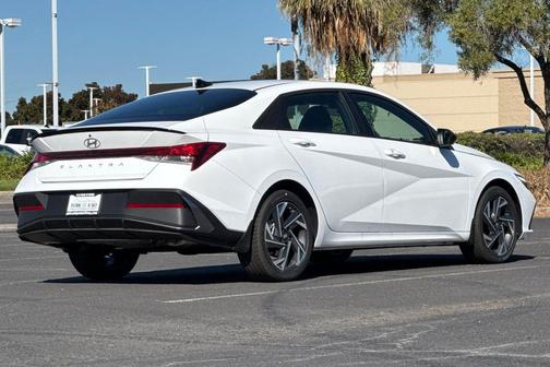 Serenity White 2025 Hyundai ELANTRA Sport