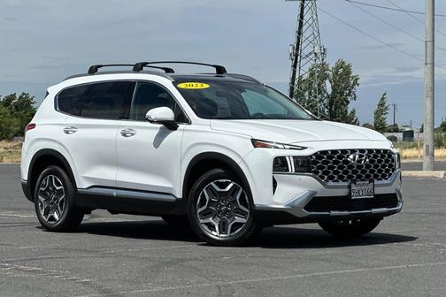 White 2023 Hyundai SANTA FE Limited