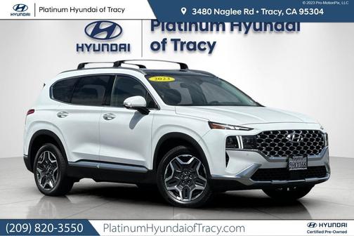 White 2023 Hyundai SANTA FE Limited