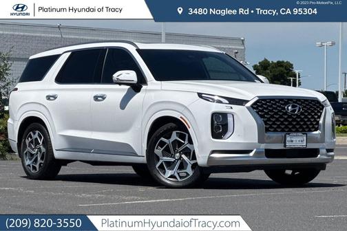 Hyper White 2022 Hyundai PALISADE Calligraphy
