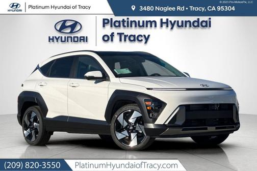 Atlas White 2026 Hyundai KONA Limited
