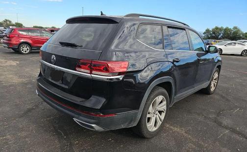 Deep Black Pearl 2021 Volkswagen Atlas SE w/Tech Pkg Sport Utility 4D