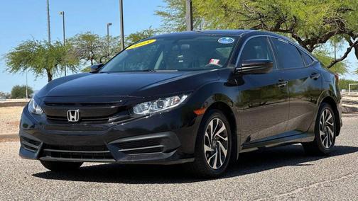 Purple 2018 Honda Civic EX