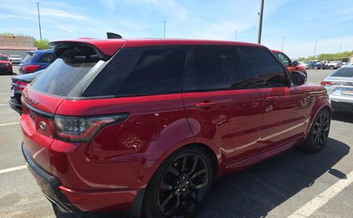Red 2018 Land Rover Range Rover Sport Supercharged Dynamic