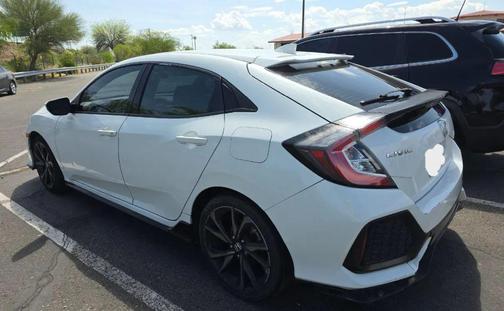 White 2017 Honda Civic Sport