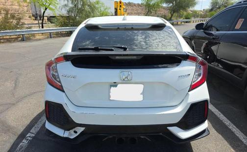 White 2017 Honda Civic Sport