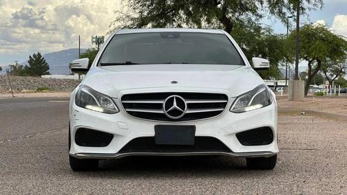 White 2014 Mercedes-Benz E-Class E 350 Sedan 4D