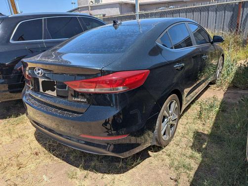 Black 2017 Hyundai ELANTRA Limited
