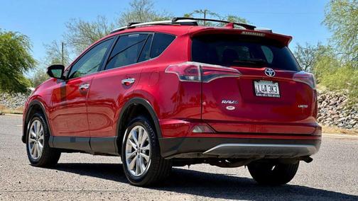 Red 2017 Toyota RAV4 Limited