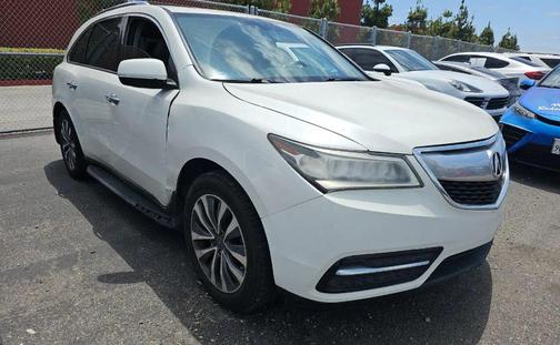 White 2015 Acura MDX 3.5L