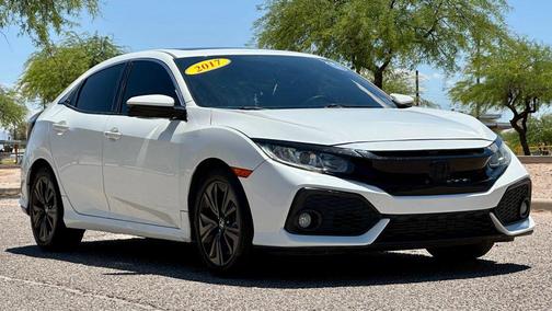 White 2017 Honda Civic EX