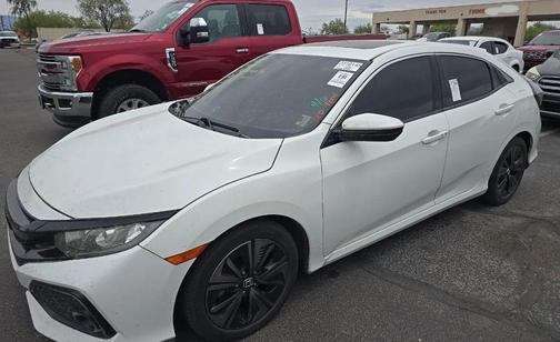 White 2017 Honda Civic EX