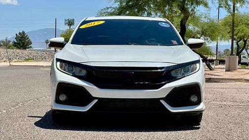 White 2017 Honda Civic EX