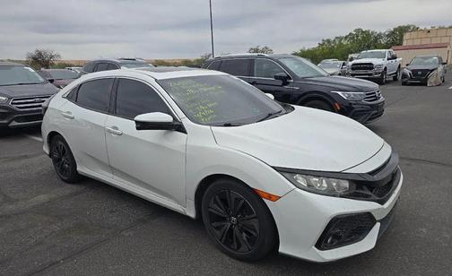 White 2017 Honda Civic EX