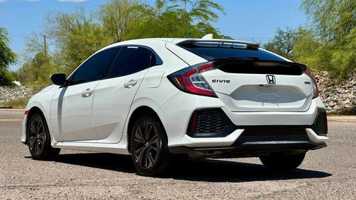 White 2017 Honda Civic EX