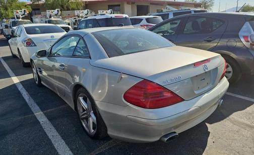 Silver 2003 Mercedes-Benz SL-Class SL500 Roadster