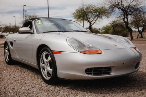 Silver 2002 Porsche Boxster Cabriolet 2D