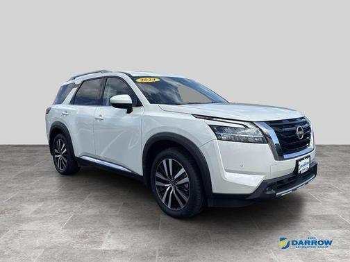 Pearl White Tricoat 2024 Nissan Pathfinder Platinum 4WD