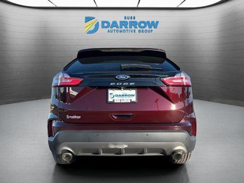 Burgundy 2021 Ford Edge Titanium