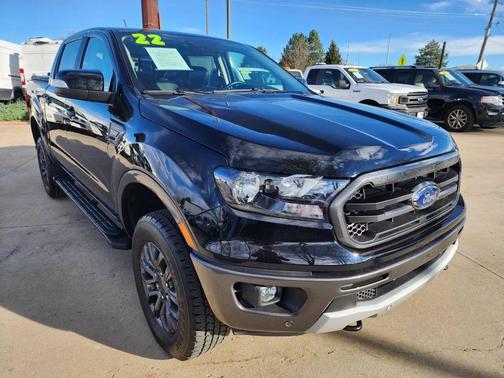 Shadow Black 2022 Ford Ranger LARIAT