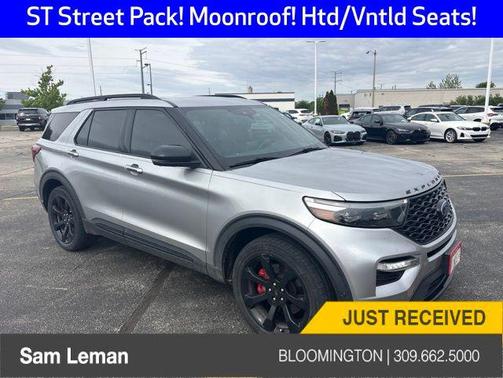 Iconic Silver Metallic 2021 Ford Explorer ST