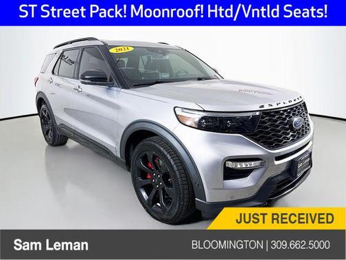 Iconic Silver Metallic 2021 Ford Explorer ST