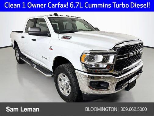 Bright White Clearcoat 2022 RAM 2500 Big Horn Crew Cab 4x4 6'4' Box