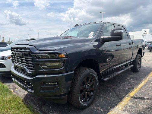 Forged Blue Metallic 2026 RAM 2500 Black Express Crew Cab 4x4 6'4' Box