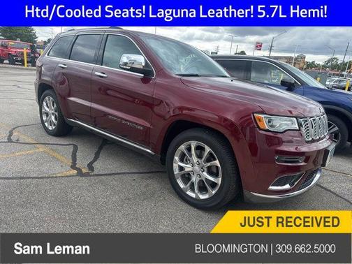 Velvet Red Pearlcoat 2021 Jeep Grand Cherokee Summit