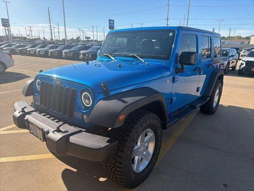 Hydro Blue Pearl Coat 2015 Jeep Wrangler Unlimited Sport
