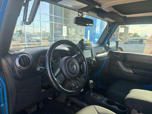 Hydro Blue Pearl Coat 2015 Jeep Wrangler Unlimited Sport